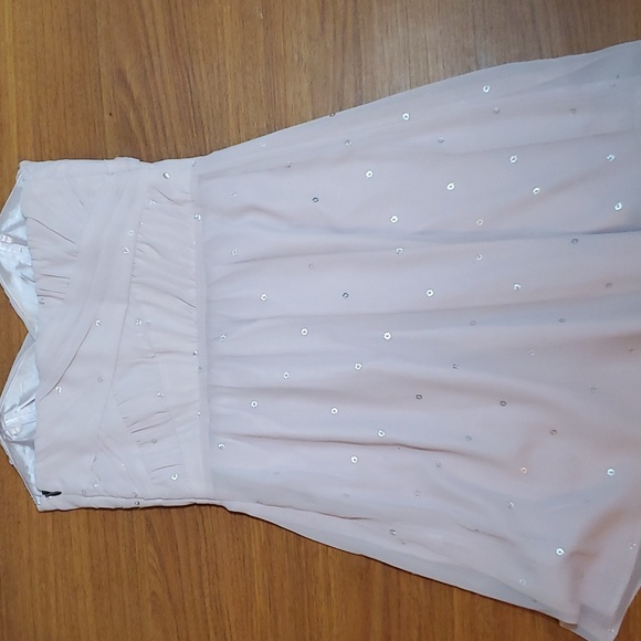 Express Women's Pink  Strapless Cocktail Party Dress - Picture 4 of 9